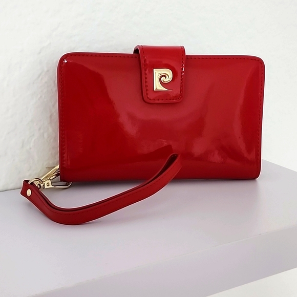 Pierre Cardin Handbags - Pierre Cardin Women's Red Leather Wallet